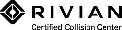 Rivian Certified Collision Center Logo